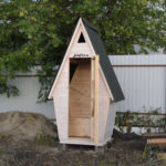 купить деревянный туалет "Теремок" EnkiFirm